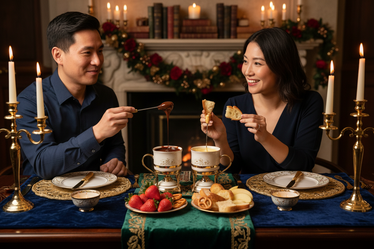 Fondue Mug Set Lifestyle